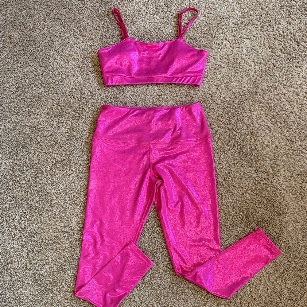 Vibrant Pink Women's Activewear Set